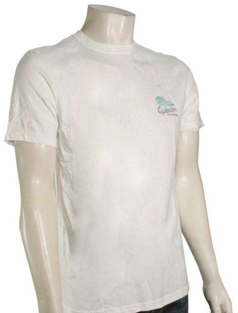 Apparel * | Wholesale Quiksilver California Feelin Breezy T-Shirt White