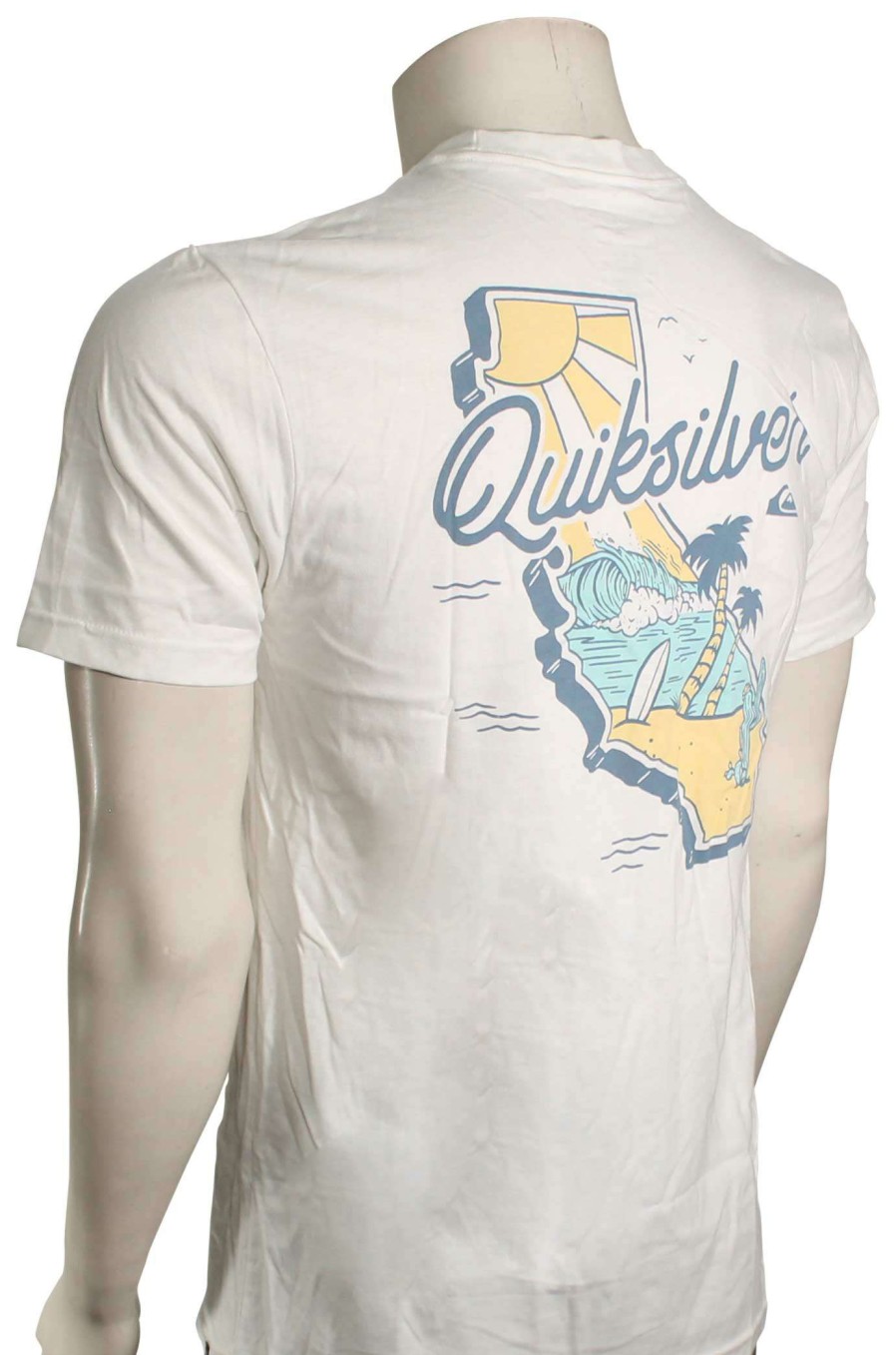 Apparel * | Wholesale Quiksilver California Feelin Breezy T-Shirt White