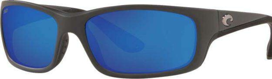 Accessories * | Latest Costa Jose Sunglasses Matte Grey / Blue Mirror Polar Poly