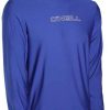 Apparel * | Flash Sale O'Neill Basic Skins Ls Surf Shirt Pacific