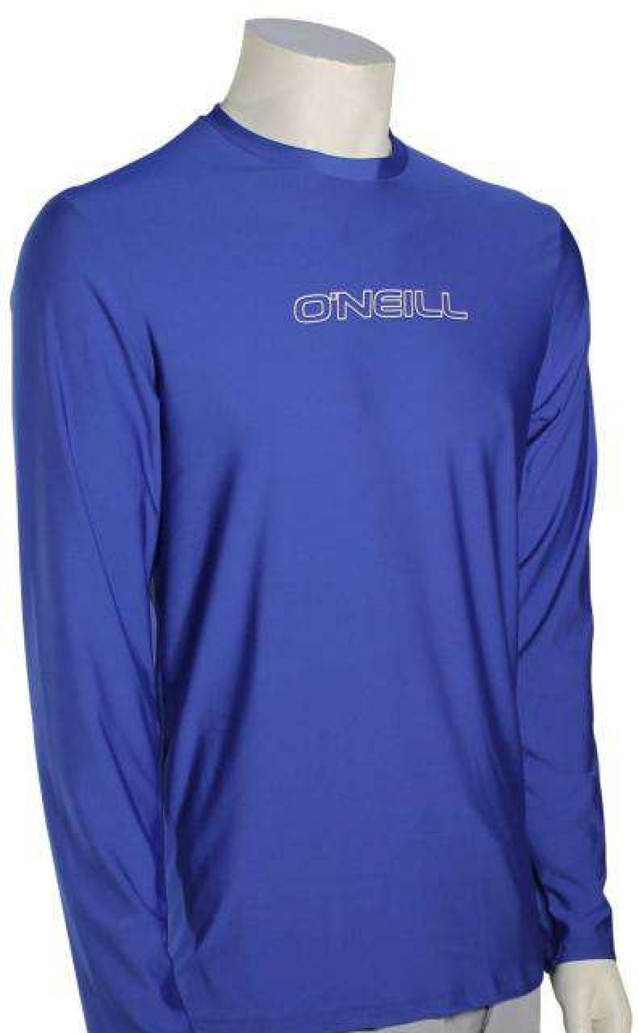 Apparel * | Flash Sale O'Neill Basic Skins Ls Surf Shirt Pacific