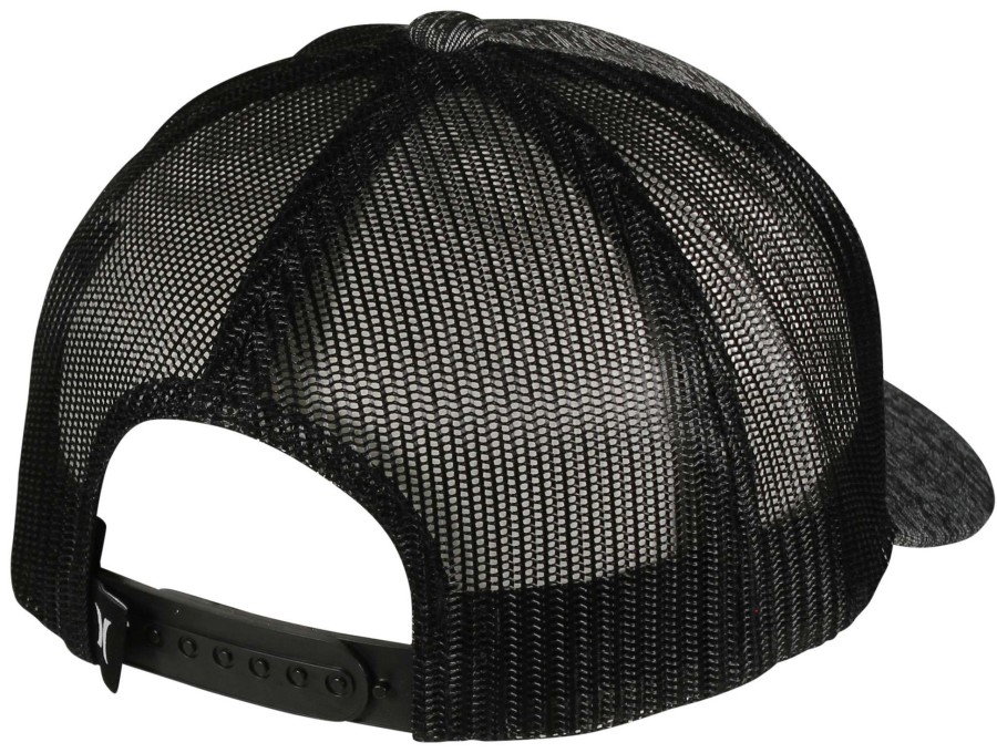 Apparel * | Best Quality Hurley 2Nd Street Trucker Hat Black