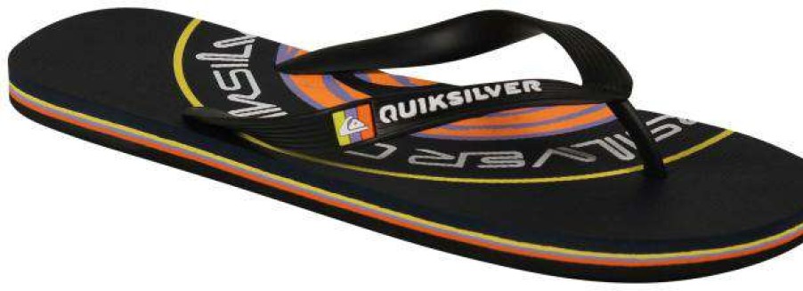 Footwear * | Fashionable Quiksilver Molokai Art Sandal Black 2