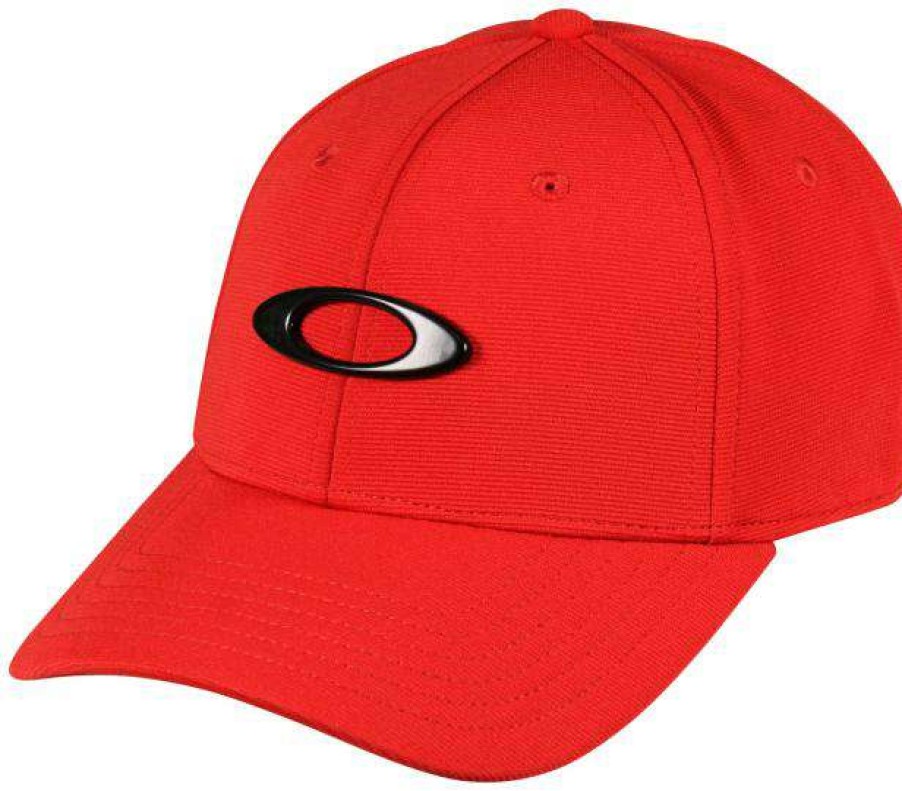 Apparel * | Classical Oakley Tincan Hat Red / Black