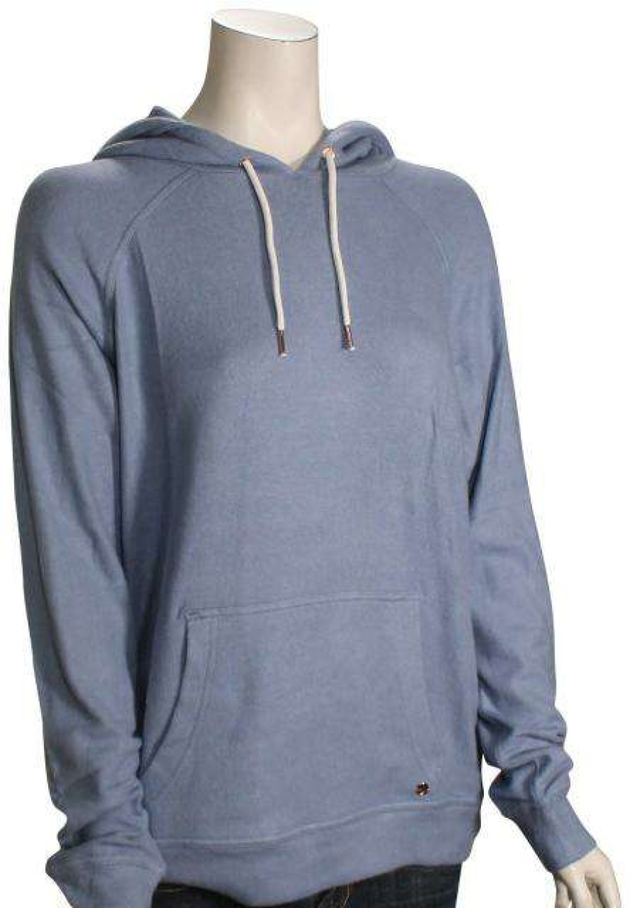 Apparel * | Latest Volcom Lived In Lounge Women'S Pullover Hoody Washed Blue