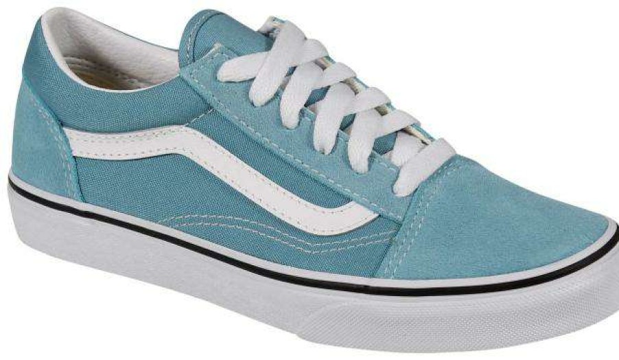 Footwear * | Less Expensive Vans Kid'S Old Skool Shoe Delphinium Blue / True White