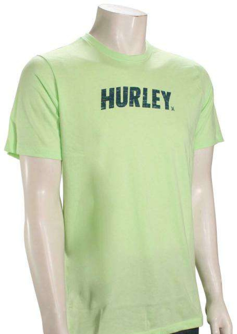 Apparel * | Limited Edition Hurley Everyday Washed Fastlane Push Thru T-Shirt Bright Green