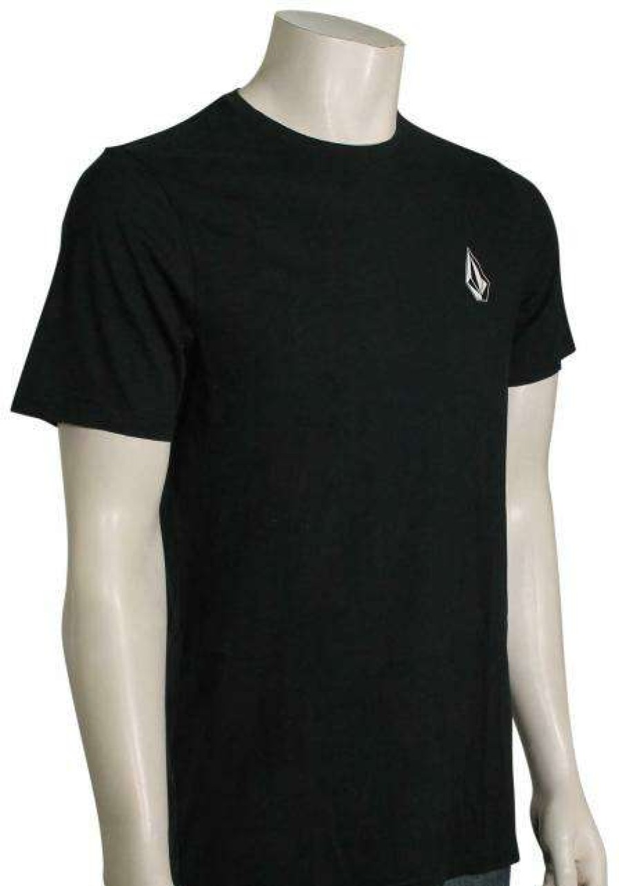 Apparel * | Crazy Deals Volcom Iconic Stone T-Shirt Original Black