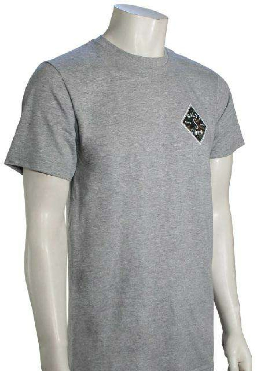 Apparel * | Crazy Deals Salty Crew Tippet Decoy T-Shirt Athletic Heather