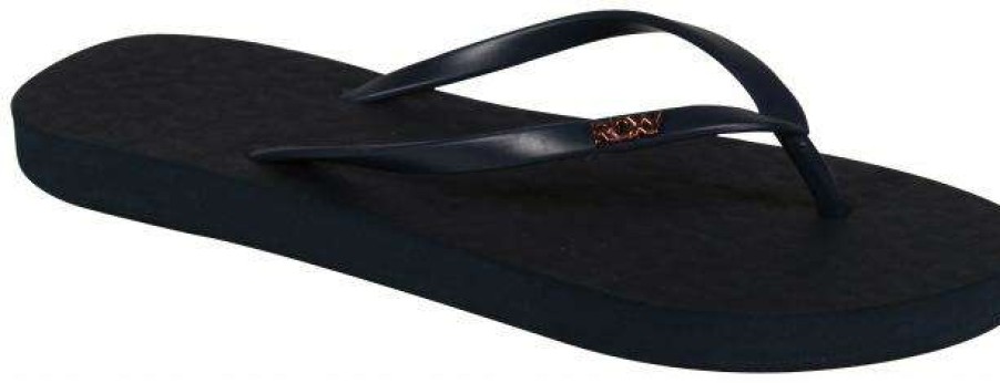 Footwear * | Sale Roxy Viva Hawaii Sandal Navy