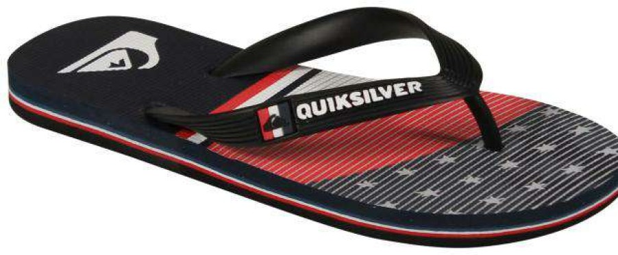 Footwear * | Store Quiksilver Boy'S Molokai 4Th Sandal Blue 1