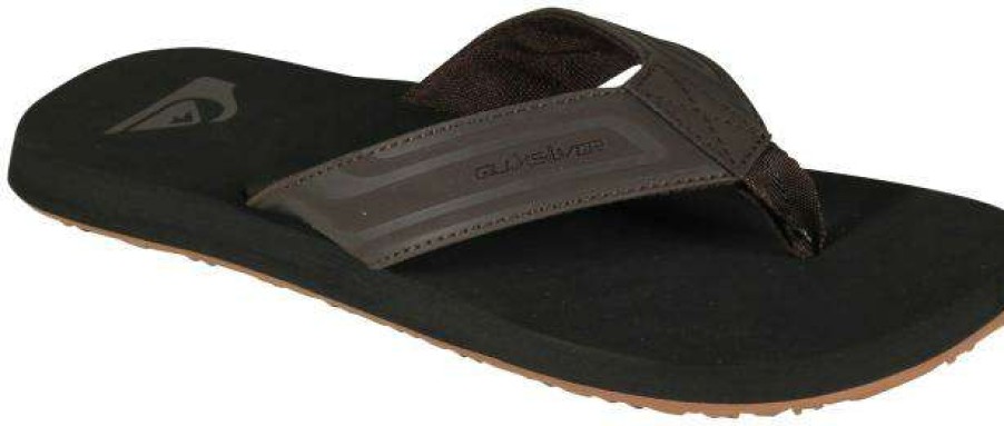 Footwear * | Store Quiksilver Monkey Wrench Core Sandal Brown / Black / Gum