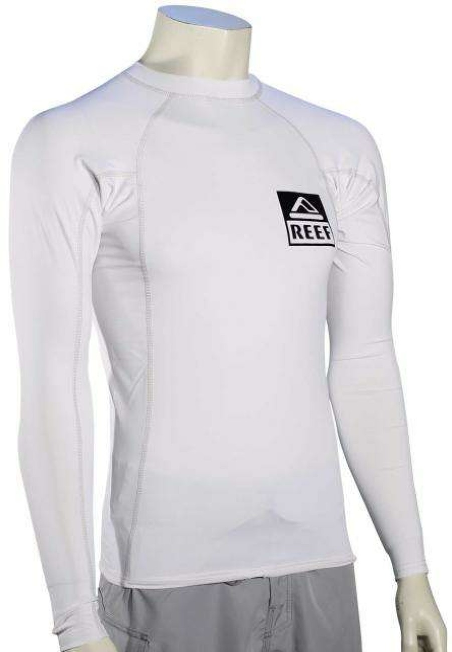 Apparel * | Limited Edition Reef Rashie Ls Rash Guard White