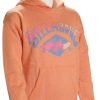 Apparel * | New Threads Billabong Girl'S Aloha Forever Pullover Hoody Canyon Sunset