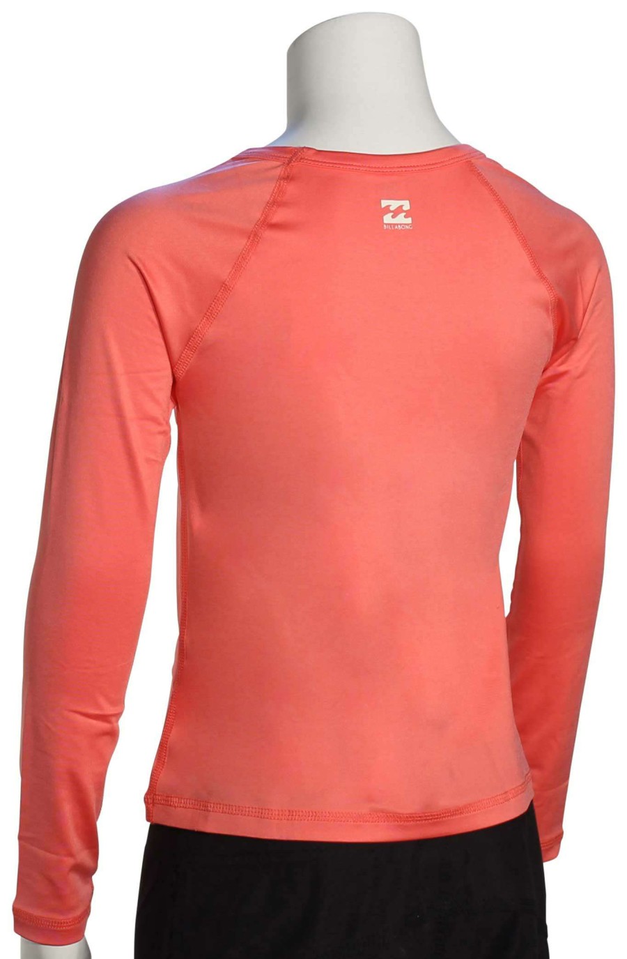 Apparel * | Wholesale Billabong Girl'S Sol Searcher Ls Rash Guard Paradise Pink