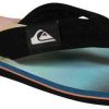 Footwear * | Limited Edition Quiksilver Molokai Layback Sandal Blue / Blue / Orange