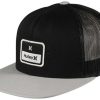 Apparel * | Flash Sale Hurley Stacked Trucker Hat Wolf Grey