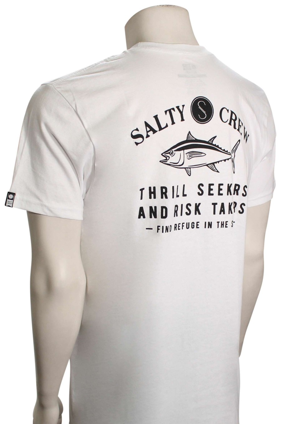 Apparel * | Crazy Deals Salty Crew Fishmonger T-Shirt White