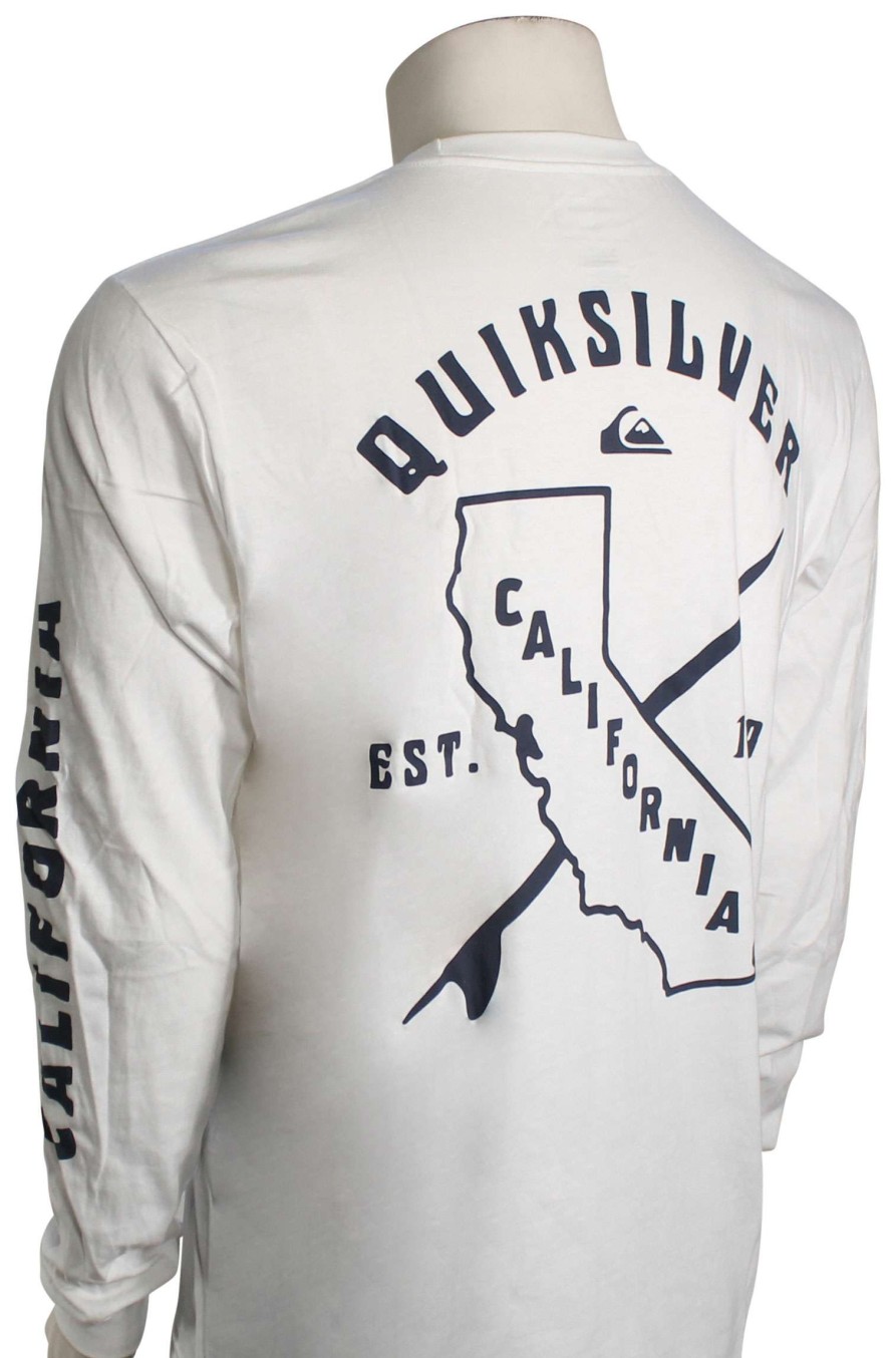 Apparel * | Best Choice Quiksilver Ca Road Tripper Ls T-Shirt White