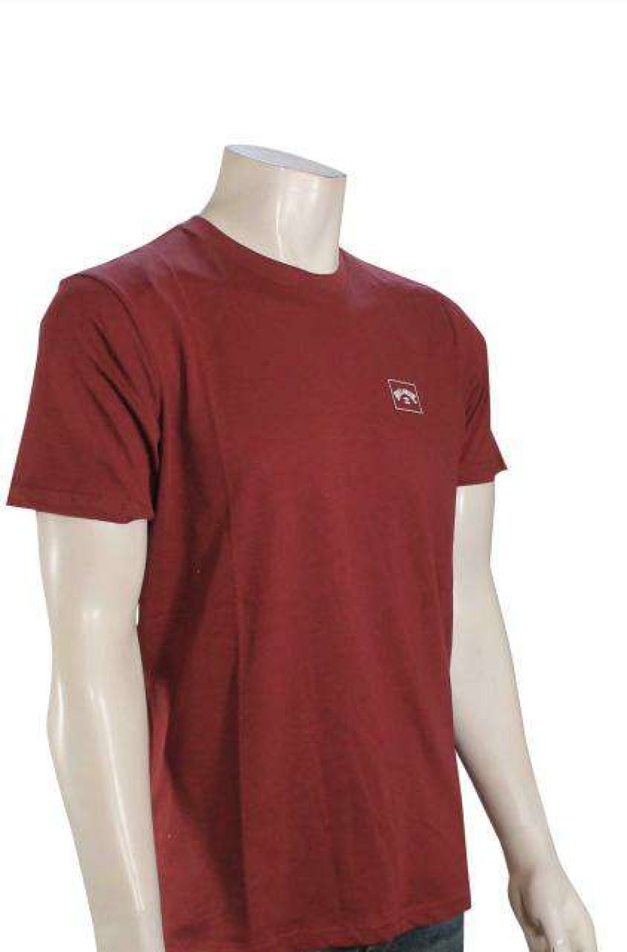 Apparel * | Crazy Deals Billabong Stacked T-Shirt Oxblood