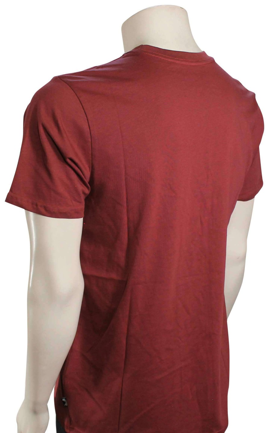 Apparel * | Crazy Deals Billabong Stacked T-Shirt Oxblood