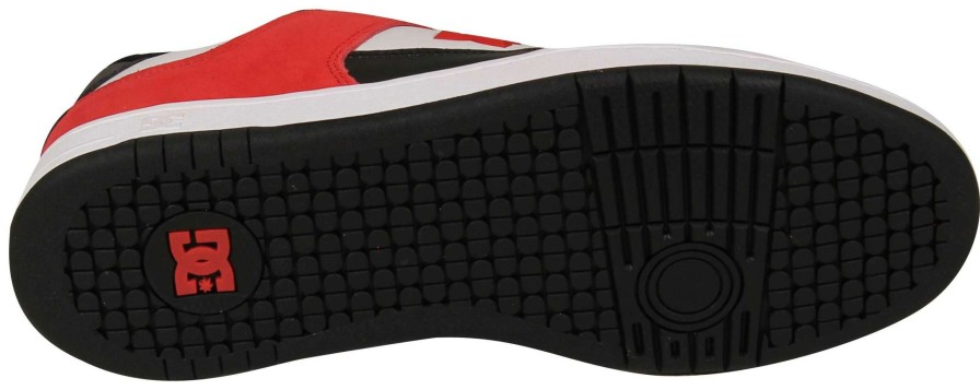 Footwear * | Fashionable Dc Manteca Shoe Red / Black / White