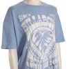 Apparel * | Store Billabong Blue Bayou Women'S T-Shirt Bayou Blue