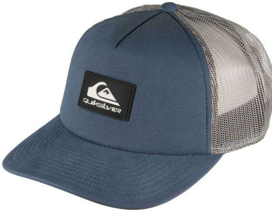 Apparel * | Latest Quiksilver Omnipotent Trucker Hat Dark Slate