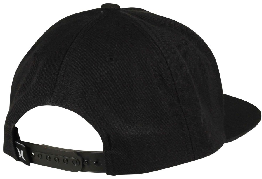 Apparel * | Fashionable Hurley Underground Snapback Hat Black