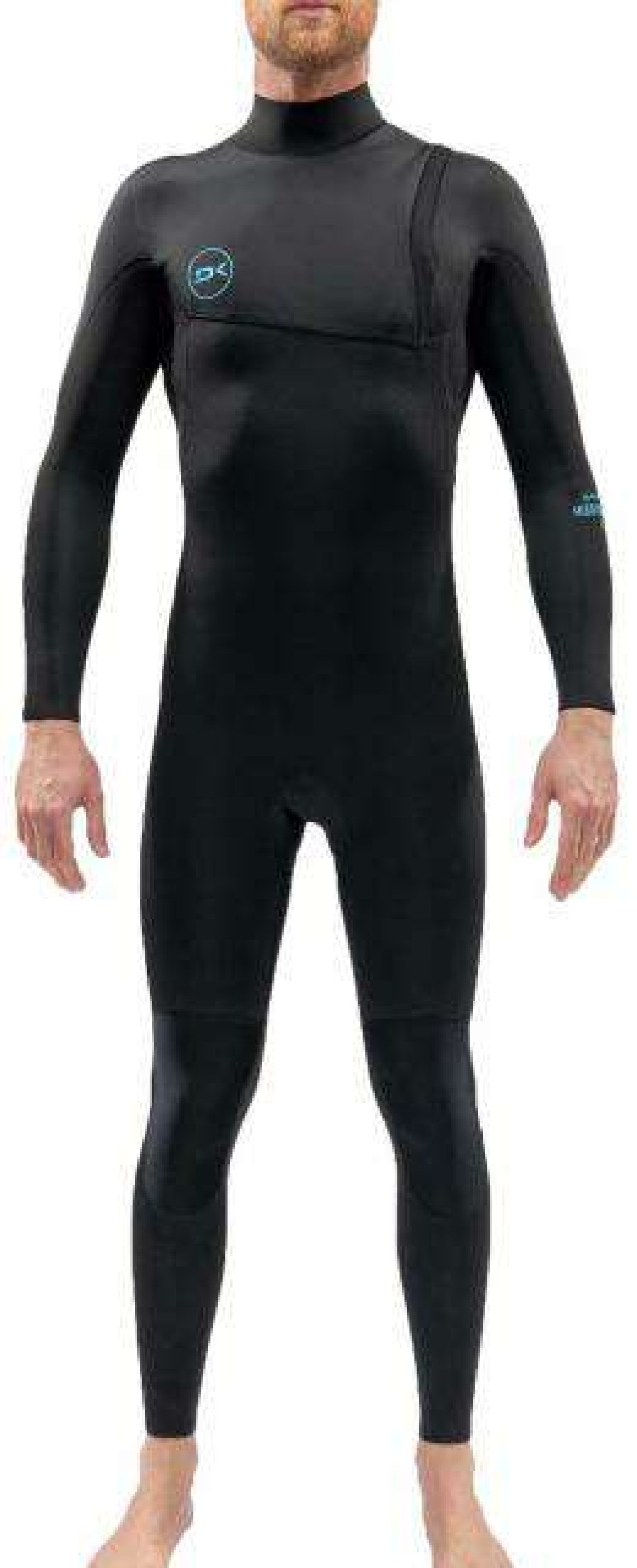 Equipment * | Excellent Dakine Men'S Mission 4/3Mm Zip Free Full Wetsuit Black / Black