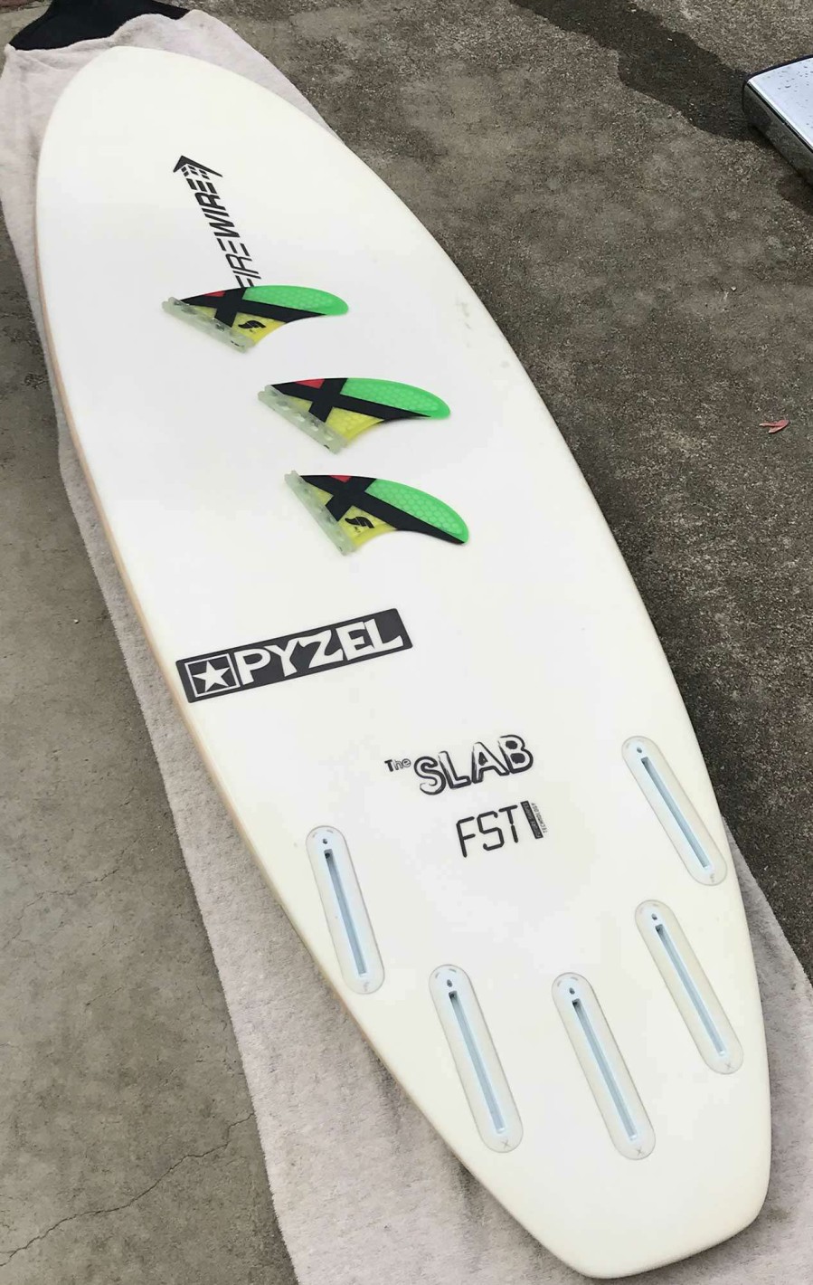 Surfboards * | Classical Used Firewire Plzel Slab Shortboard 5'8