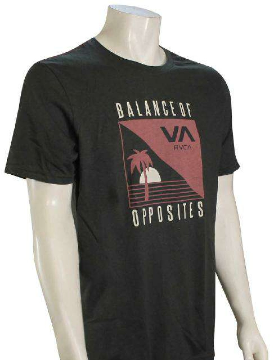 Apparel * | Excellent Rvca Kingstown T-Shirt Pirate Black