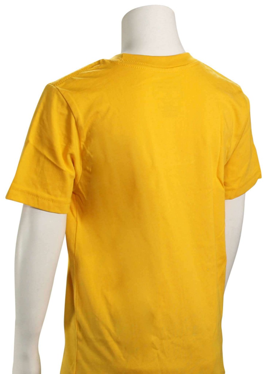 Apparel * | Classical Quiksilver Boy'S Comp Logo T-Shirt Golden Rod