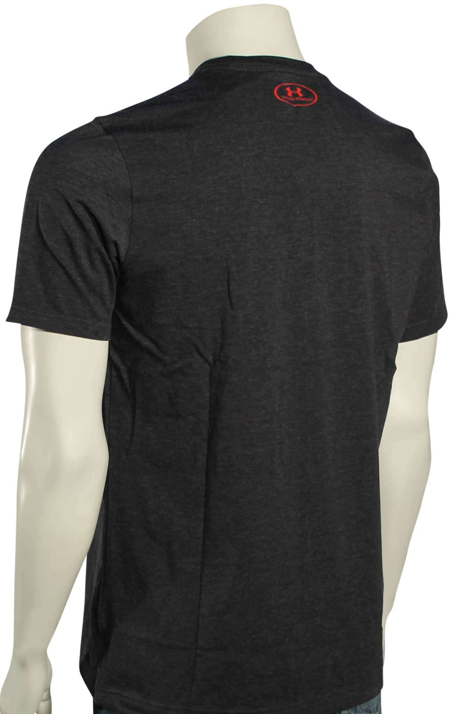 Apparel * | Sale Under Armour Sportstyle Logo T-Shirt Black / Steel