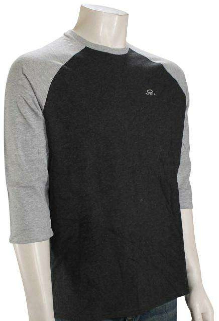 Apparel * | Latest Oakley Relax Raglan T-Shirt Double Grey Heather