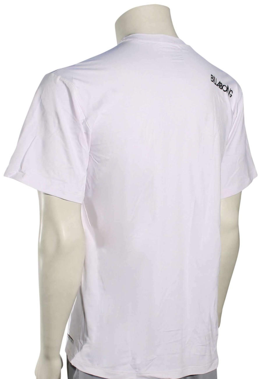 Apparel * | Latest Billabong Amphibious Ss Surf Shirt White