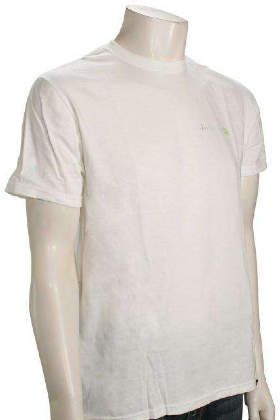 Apparel * | Sale Quiksilver Fl Palm Meadow T-Shirt White