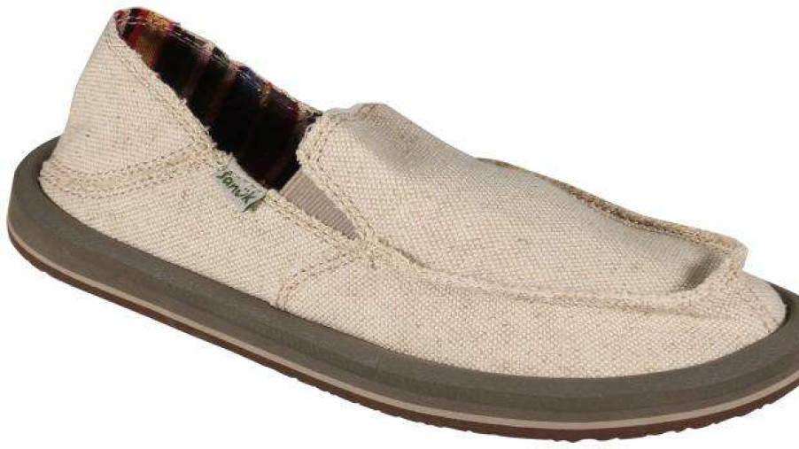 Footwear * | Crazy Deals Sanuk Kid'S Sidewalk Surfer Natural