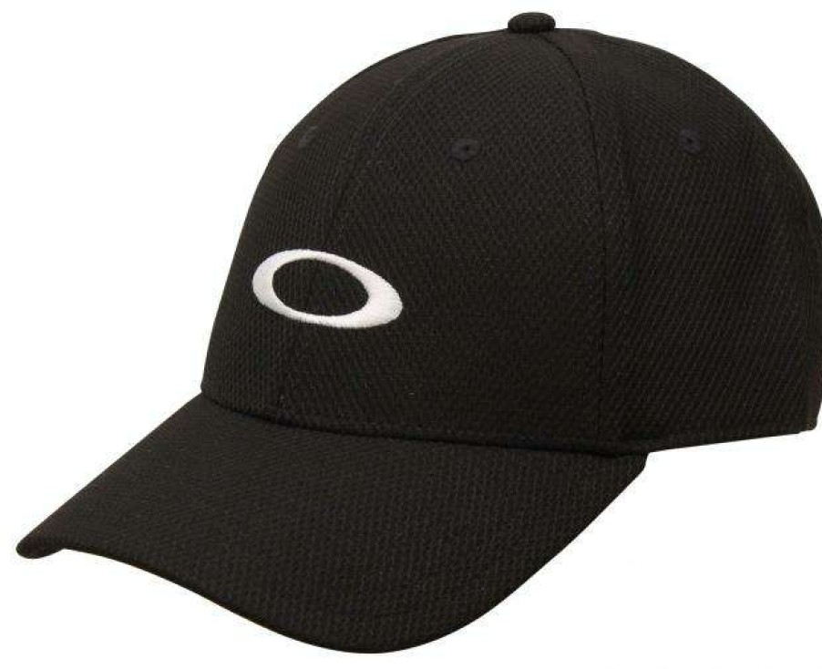 Apparel * | Best Choice Oakley Golf Ellipse Hat Jet Black