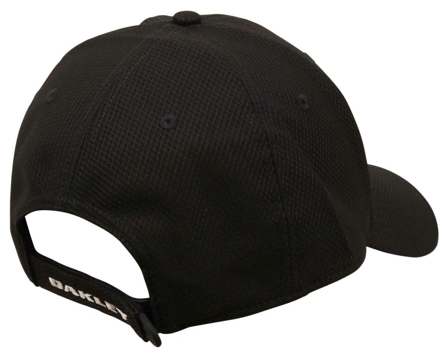 Apparel * | Best Choice Oakley Golf Ellipse Hat Jet Black