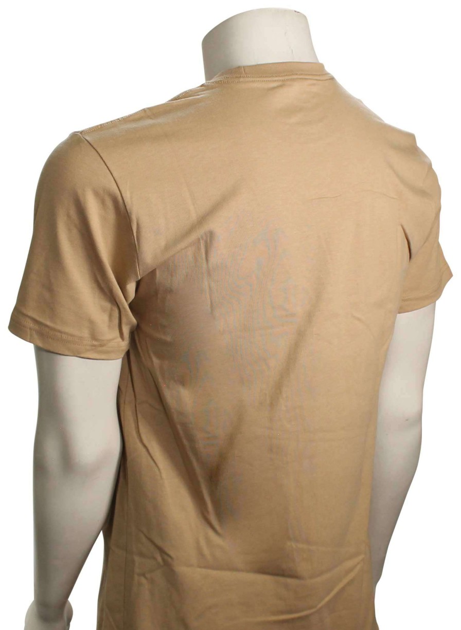 Apparel * | Limited Edition Quiksilver Comp Logo T-Shirt Tannin