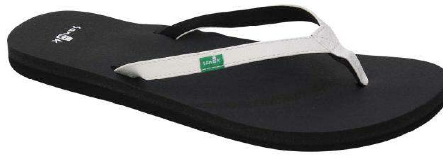 Footwear * | Sale Sanuk Yoga Joy Sandal White