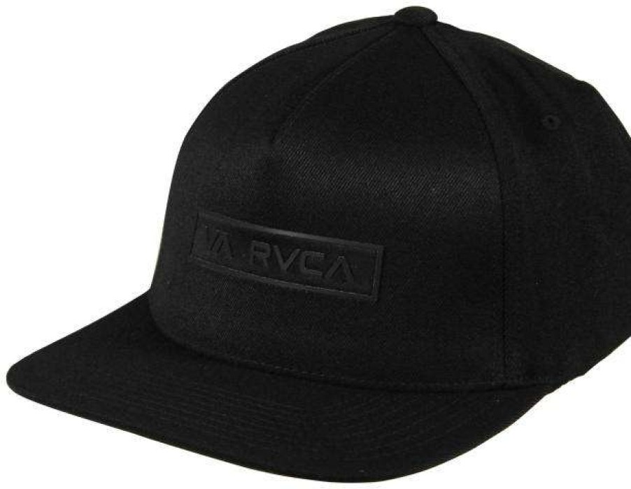 Apparel * | Best Choice Rvca Stadium Snapback Black