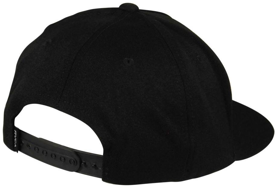 Apparel * | Best Choice Rvca Stadium Snapback Black