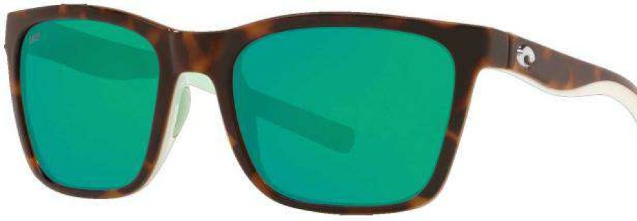 Accessories * | Crazy Deals Costa Panga Sunglasses Tortoise White Seafoam / Green Mirror Polar Poly