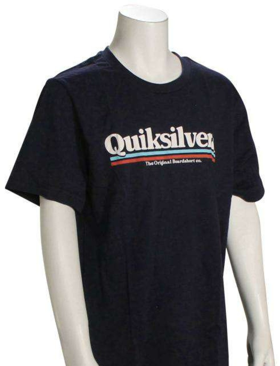 Apparel * | Limited Edition Quiksilver Boy'S Between The Lines T-Shirt Navy Blazer