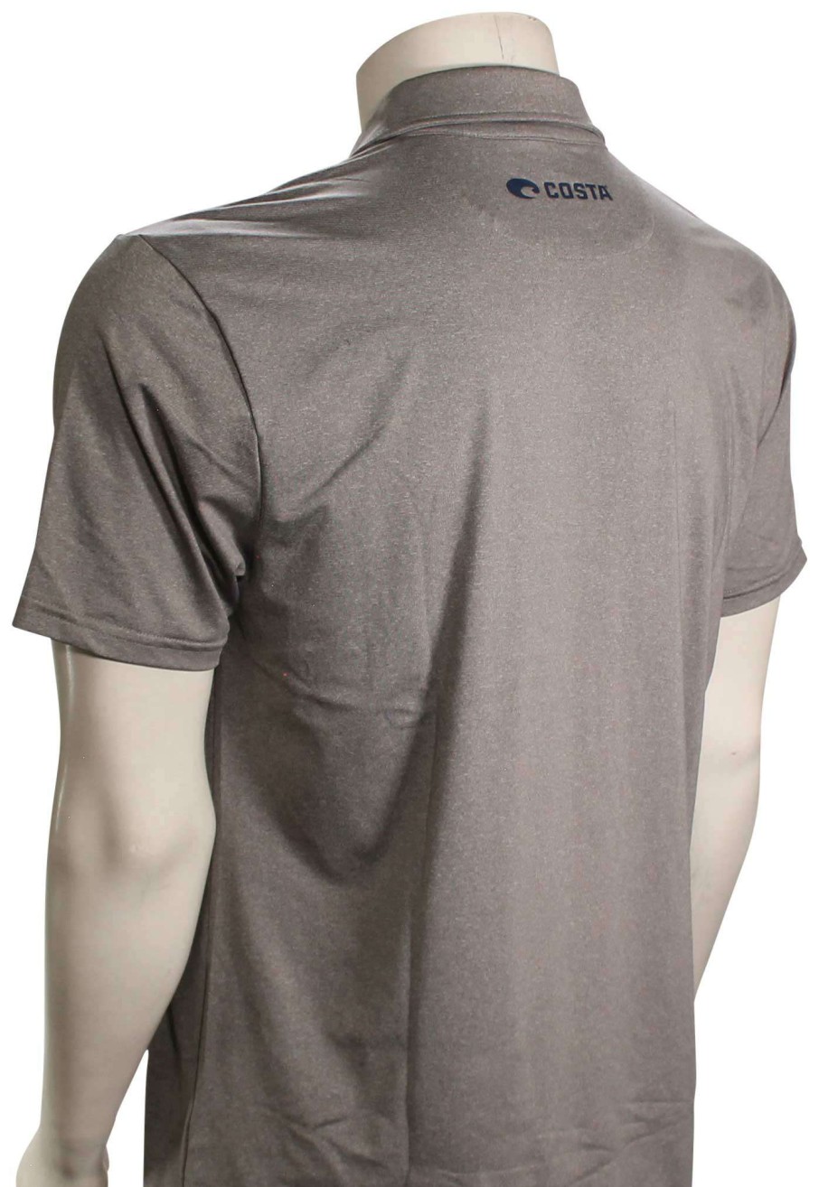 Apparel * | Less Expensive Costa Voyager Polo Storm Grey Heather