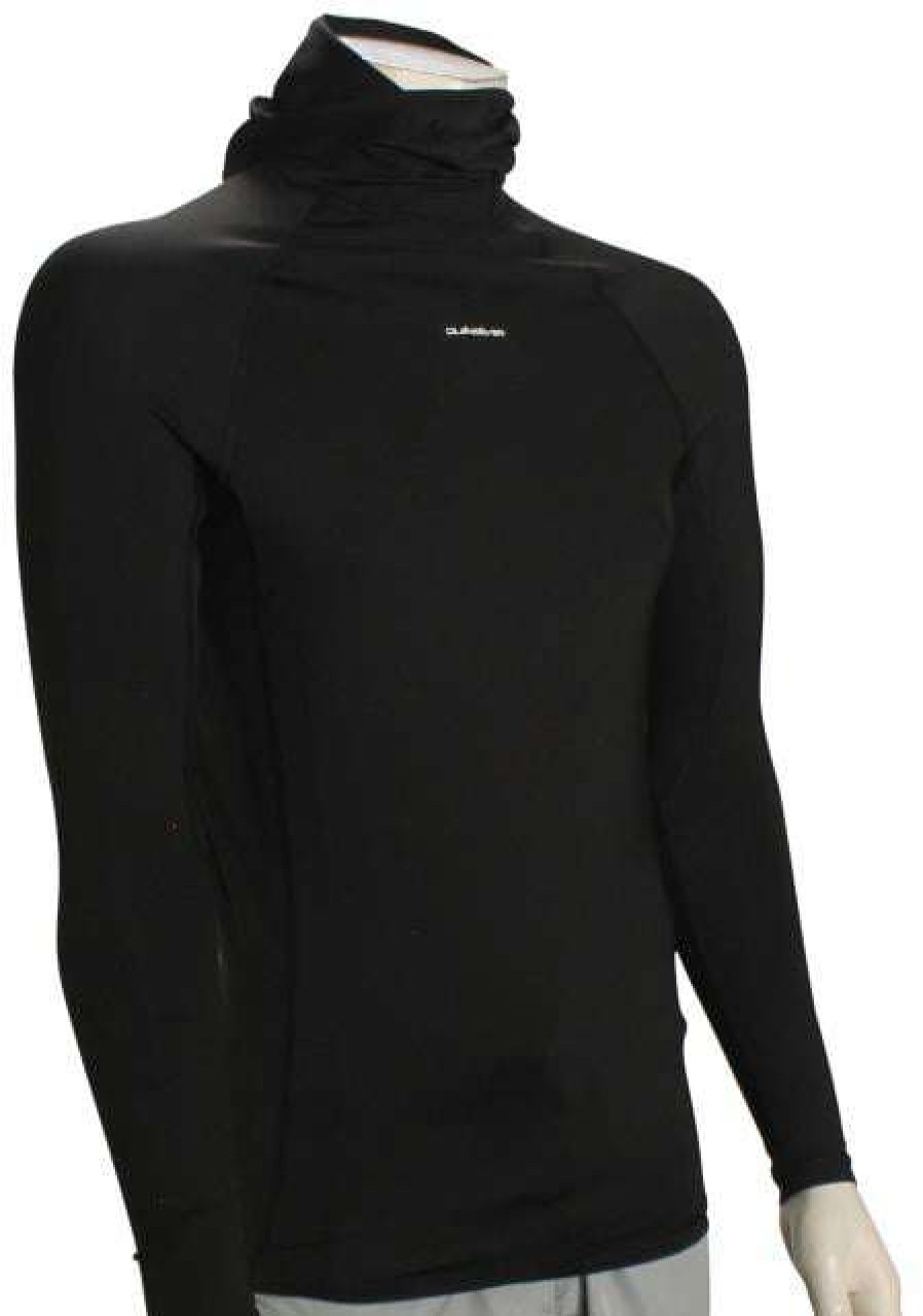 Apparel * | Latest Quiksilver Storm Tripper Pullover Surf Hoody Black