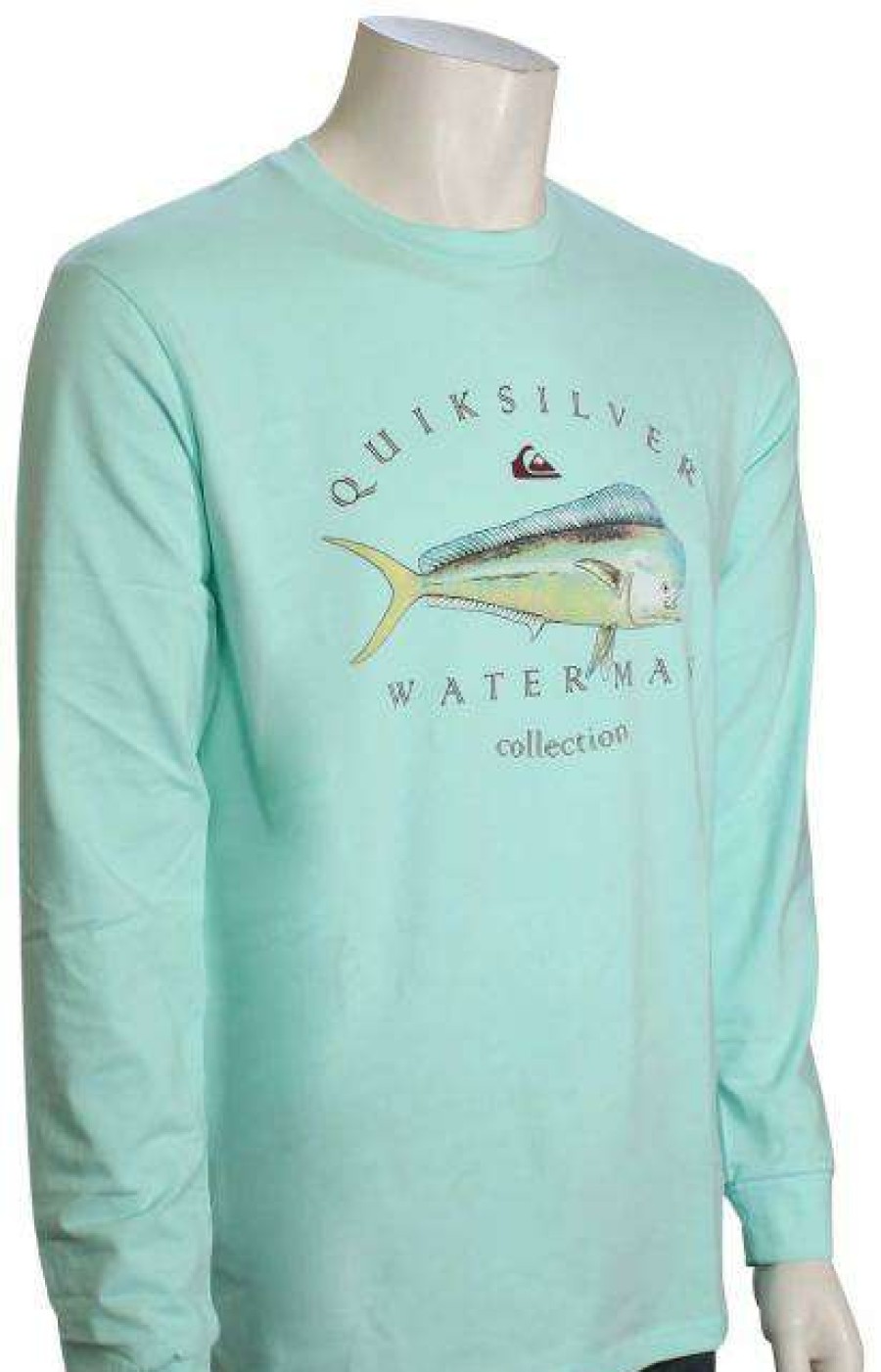 Apparel * | Flash Sale Quiksilver Waterman Sea Creatures Ls T-Shirt Beach Glass