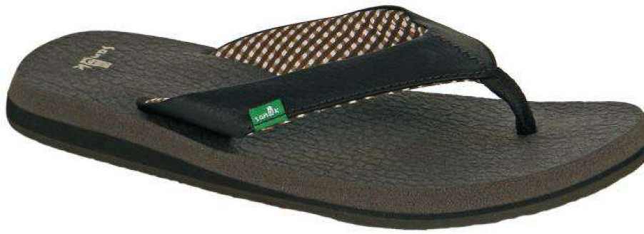 Footwear * | Crazy Deals Sanuk Yoga Mat Sandal Brown